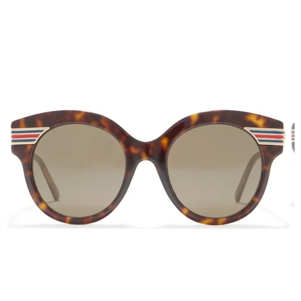 Gucci Round Sunglasses Tortoise Sunglasses GG0282SA - 002 great condition!
